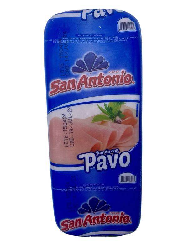 Jamón de Pavo San Antonio 1kg Jamón de Pavo San Antonio 1kg