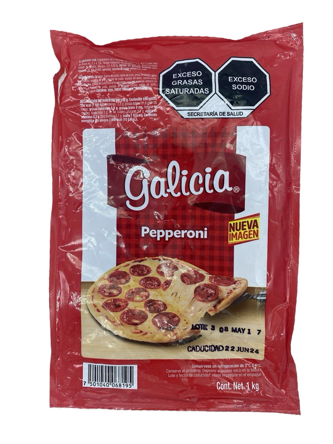 Pepperoni Galicia 1 Kg