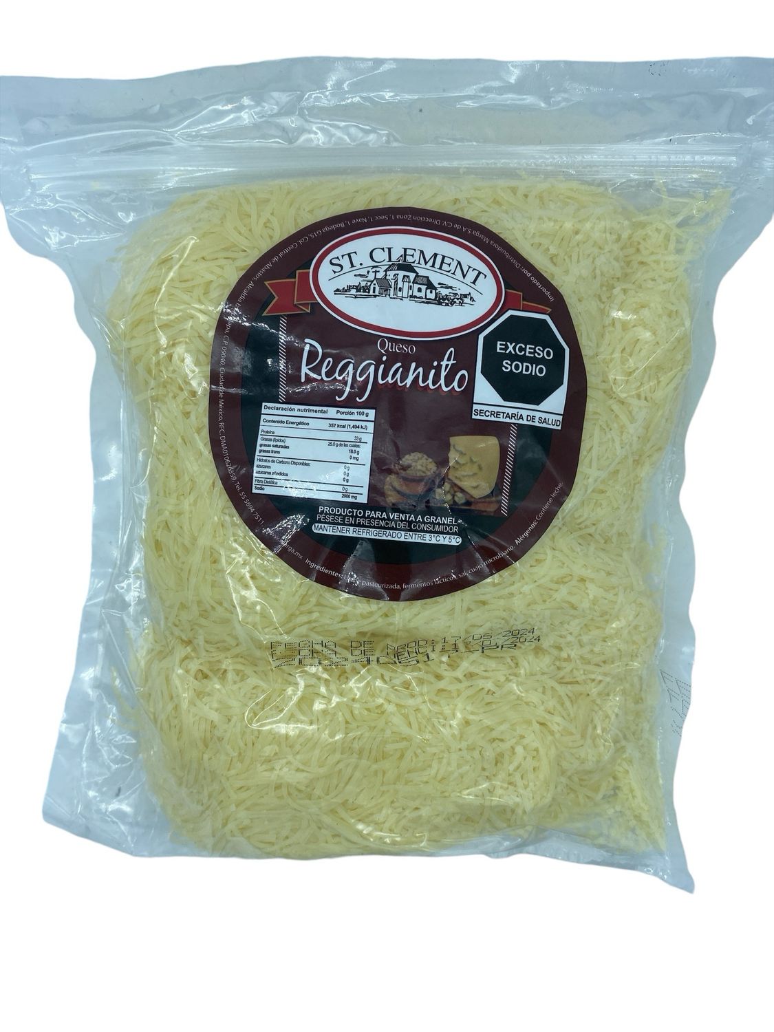 Queso Parmesano Reggianito Rallado 1 Kg