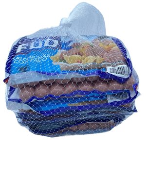 Salchicha de Pavo Fud red con 8 paquetes de 260 gr