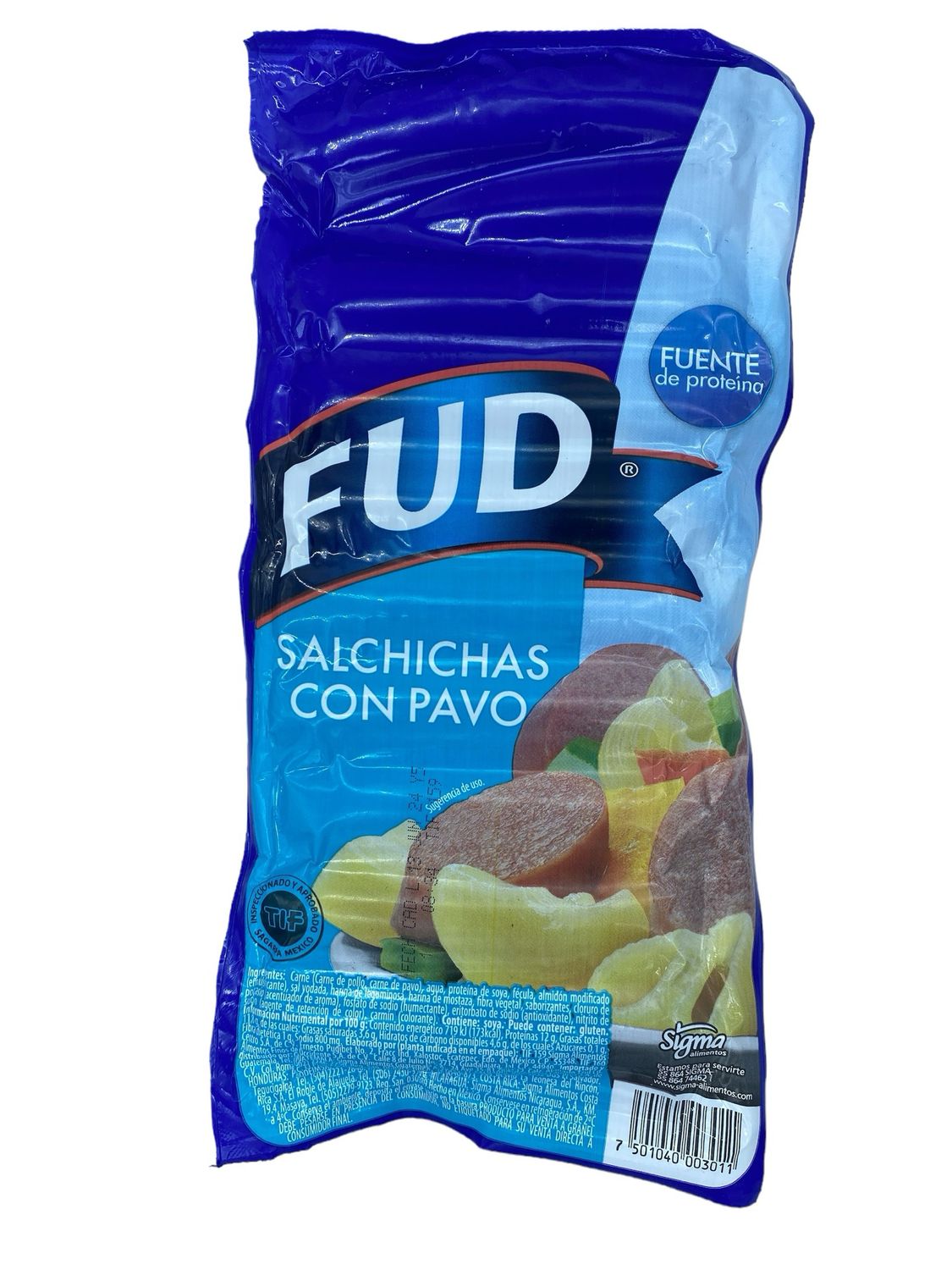 Salchicha con Pavo Fud 2.2 Kg aprox.