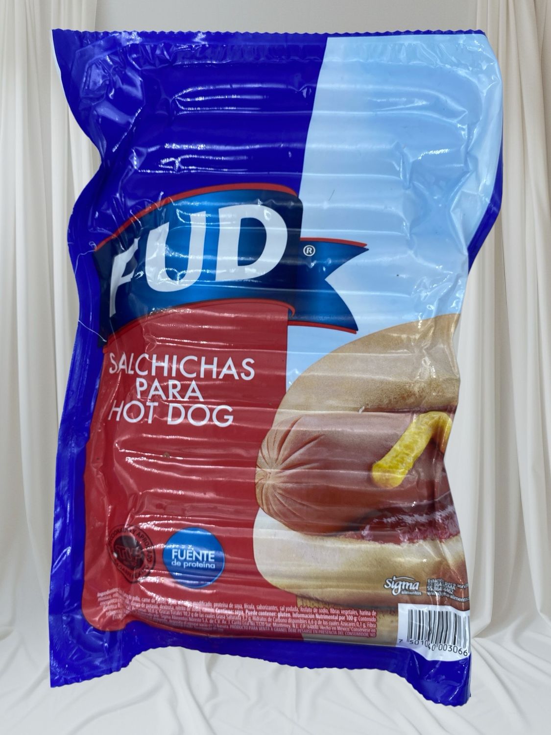 Salchicha para Hot Dog Fud 2.7 Kg aprox.