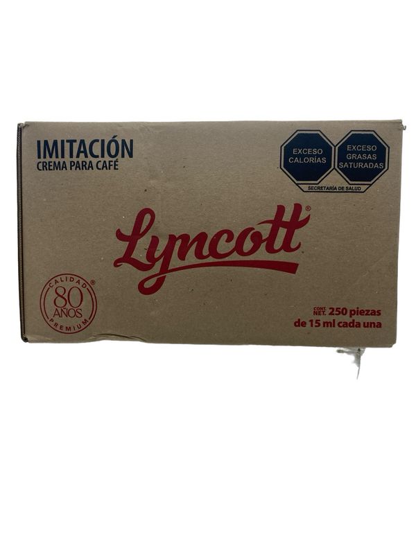 Cremeros Lyncott 250 pzas de 15ml