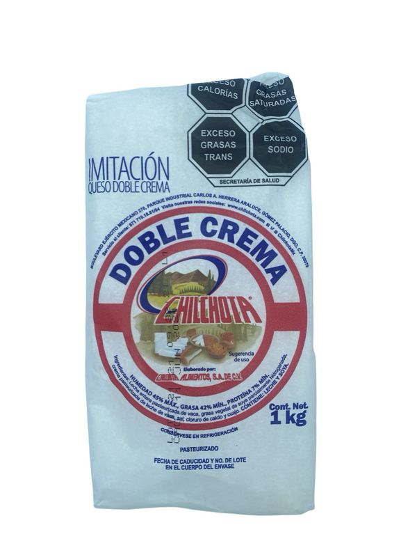 Queso Doble Crema Chilchota 1 Kg