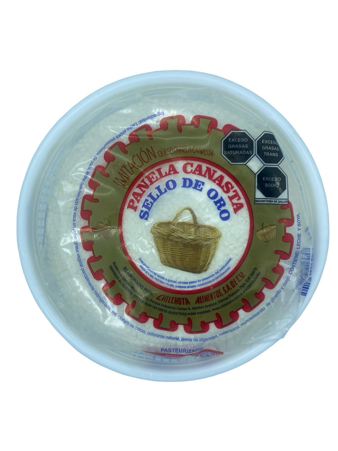 Queso Panela Sello de Oro Chilchota 1.8 Kg aprox