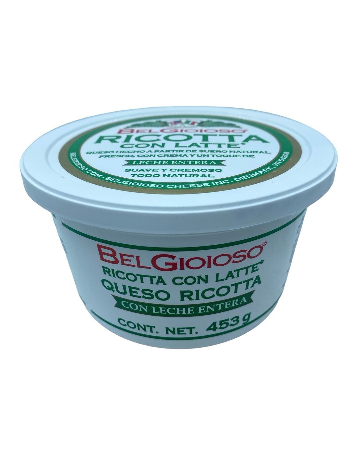 Queso Ricotta con Latte Belgioioso 453 gr