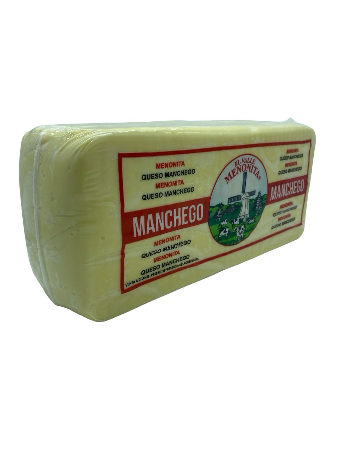 Queso Manchego Menonita MAYOREO 3.6 kg aprox.