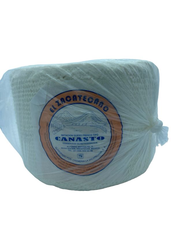 Queso Canasto Zacatecano 1 Kg Queso Canasto Zacatecano 1 Kg