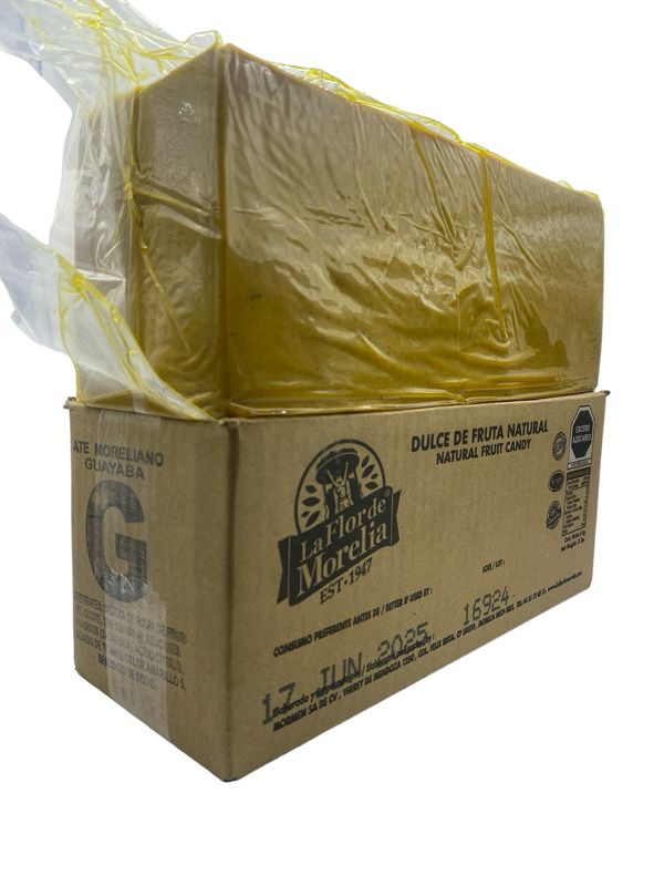 Ate de Guayaba Flor de Morelia Barra 6 Kg
