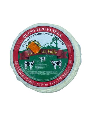 Queso Panela Flor del Valle MAYOREO 2.7kg