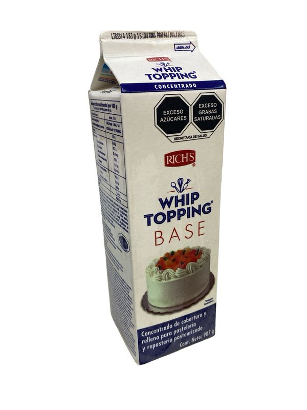 Whip Topping Base Richs 907gr