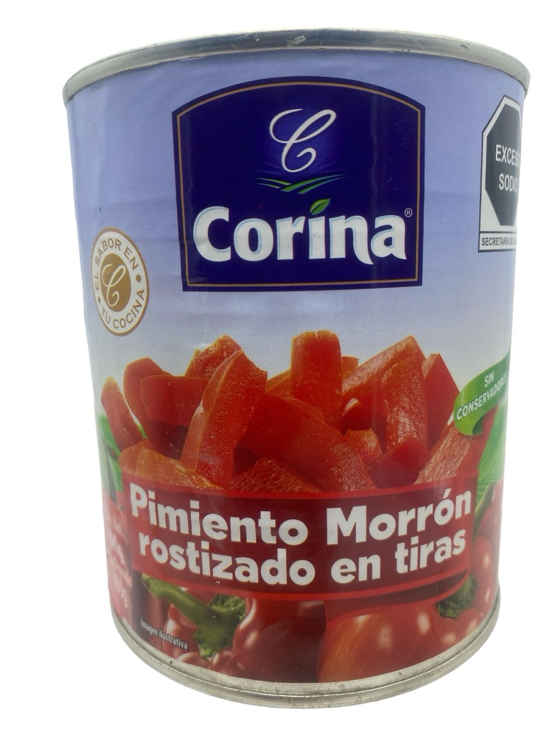 Pimiento Morrón Rostizado en Tiras 800gr