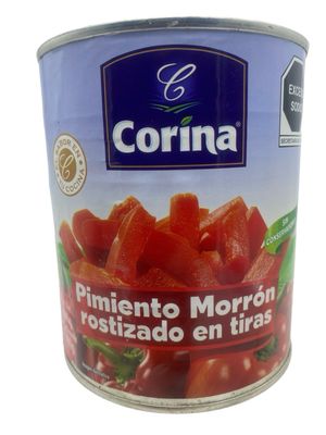 Pimiento Morrón Rostizado en Tiras 800gr
