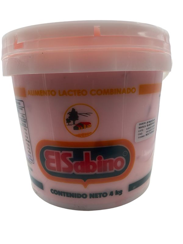 Yoghurt de Fresa El Sabino 4kg