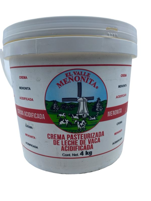 Crema Menonita Acidificada 4kg