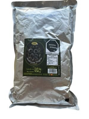 Aceituna negra rebanada 1.6kg