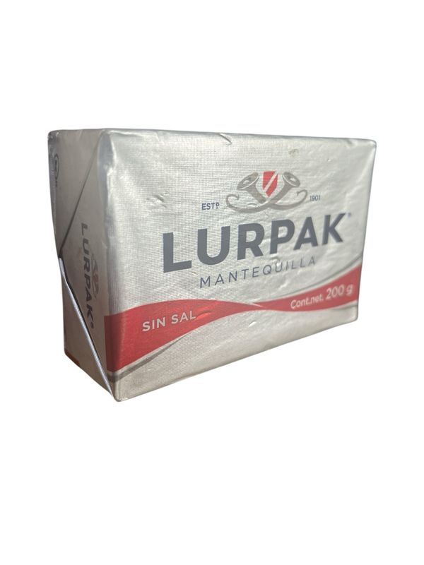 Mantequilla Lurpak sin sal 200gr