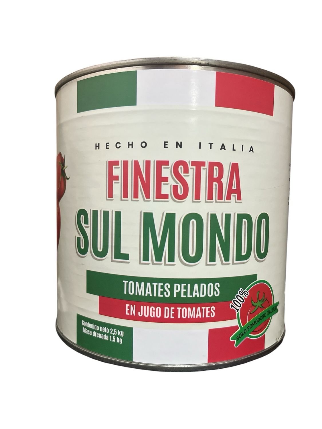 Tomates Pelados en Jugo de Tomate 2.5kg