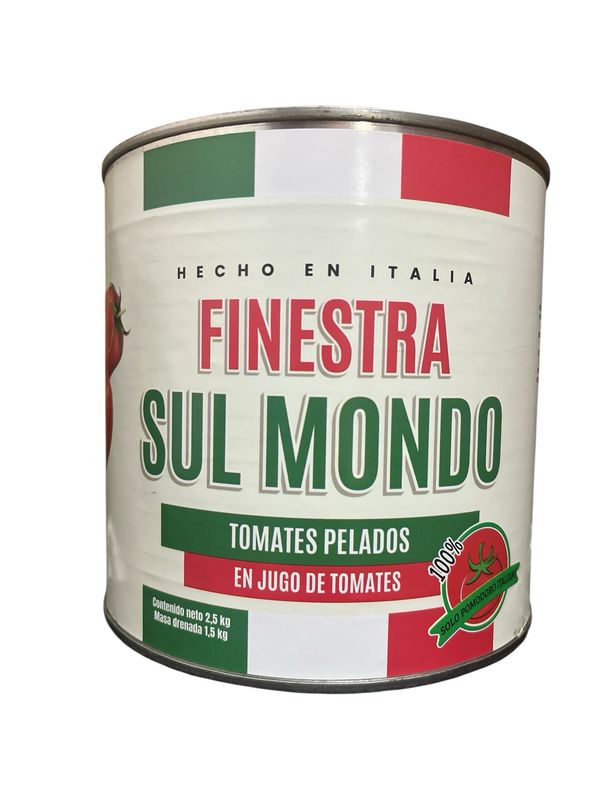 Tomates Pelados en Jugo de Tomate 2.5kg