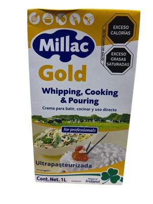 Crema para Batir Irlandesa Millac 1lt