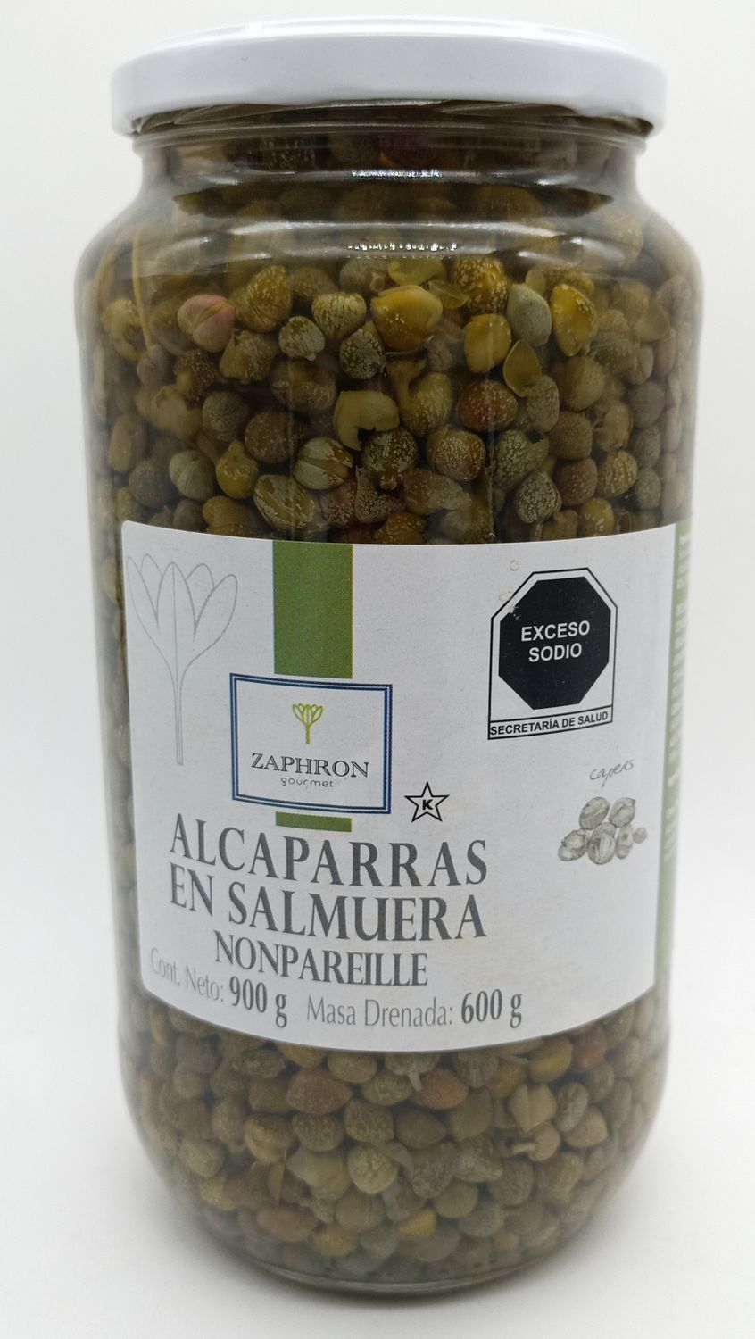 Alcaparras en Salmuera 900 g Zaphron 