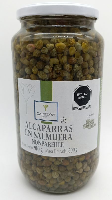 Alcaparras en Salmuera 900 g Zaphron 