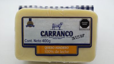 Queso Carranco asadero 400gr