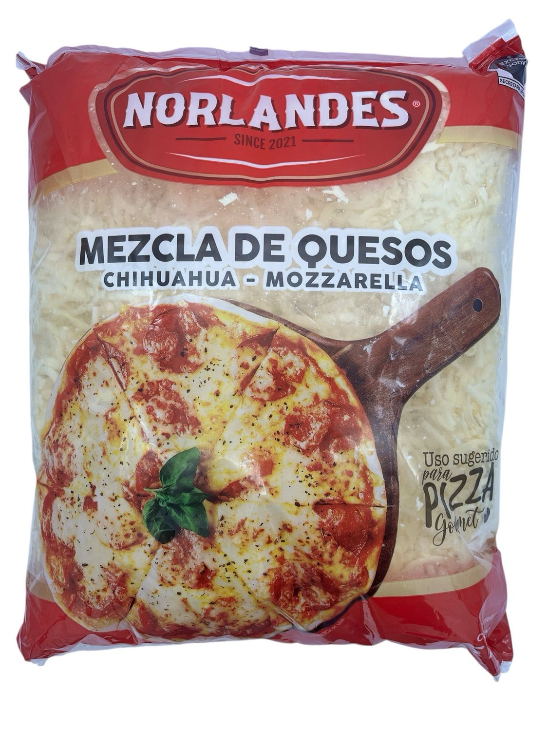 Queso Chihuahua y Mozzarella Rallado (Mezcla de Quesos) 5kg Queso Chihuahua y Mozzarella Rallado (Mezcla de Quesos) 5kg