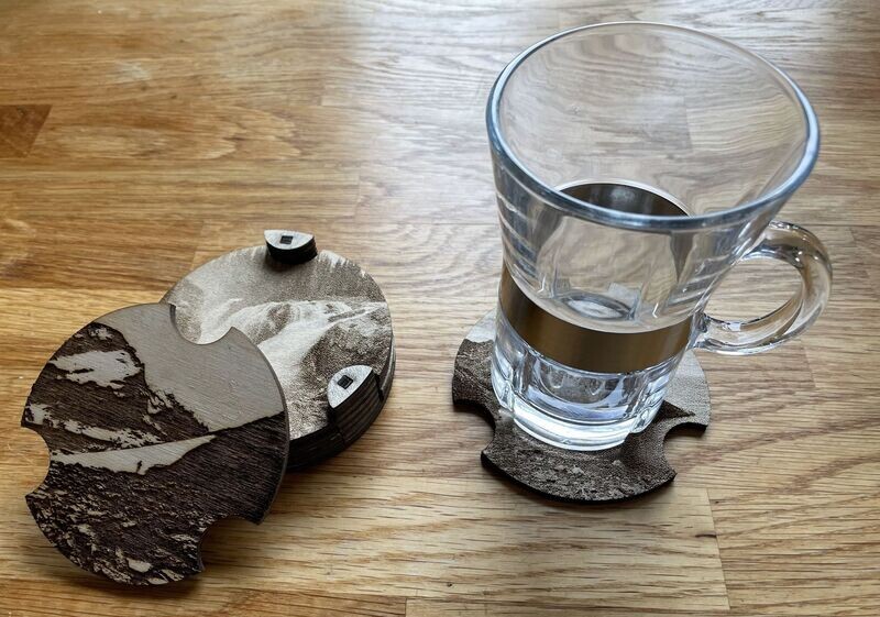 Koppbriketter (landskaps motiver)