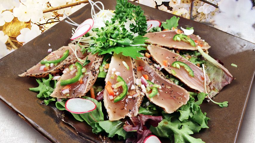 Tuna Tataki Carpaccio