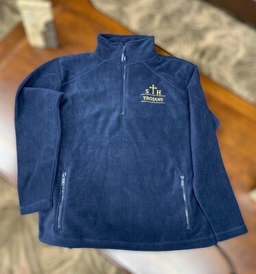 High School Half-Zip Fleece Pullover A-XL