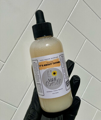 “It’s About Thyme Cleanser” “It’s About Thyme Cleanser”