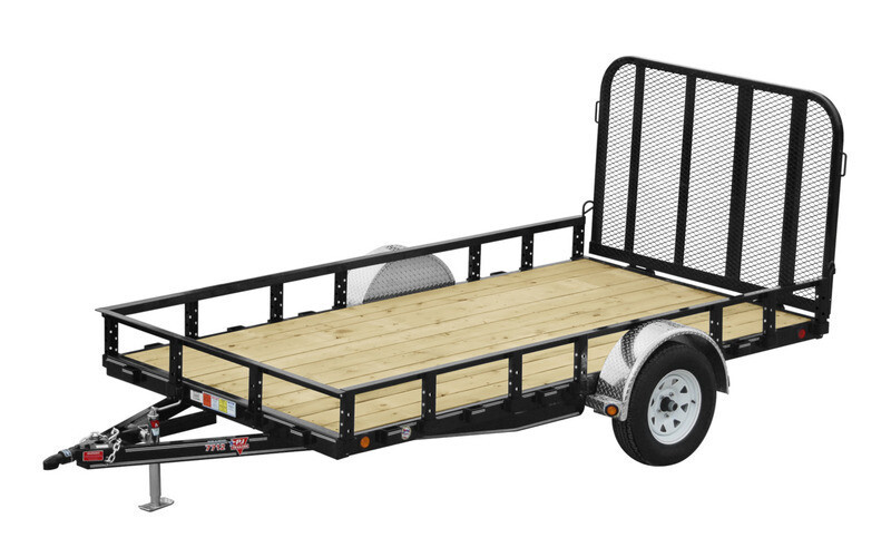 77" SINGLE AXLE CHANNEL UTILITY (U7)
