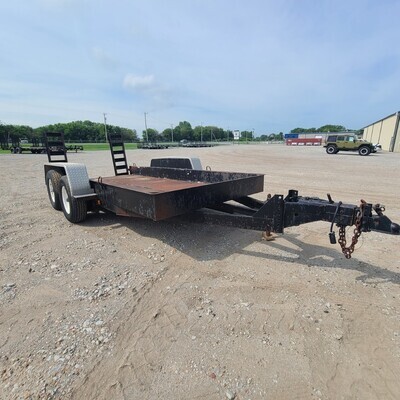 14' TANDEM AXLE PAN EQUIPMENT TRAILER 14' TANDEM AXLE PAN EQUIPMENT TRAILER