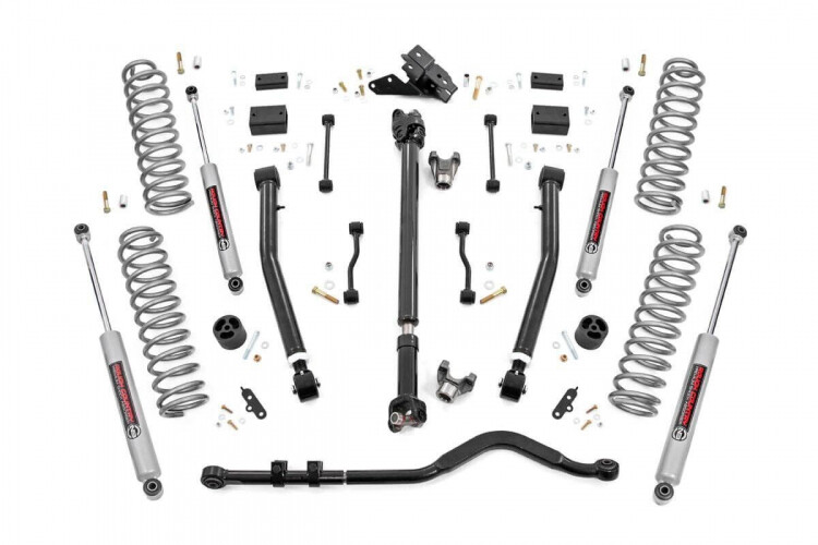 3.5IN JEEP SUSPENSION LIFT KIT | STAGE 2 COILS & ADJ. CONTROL ARMS (18-21 WRANGLER JL)