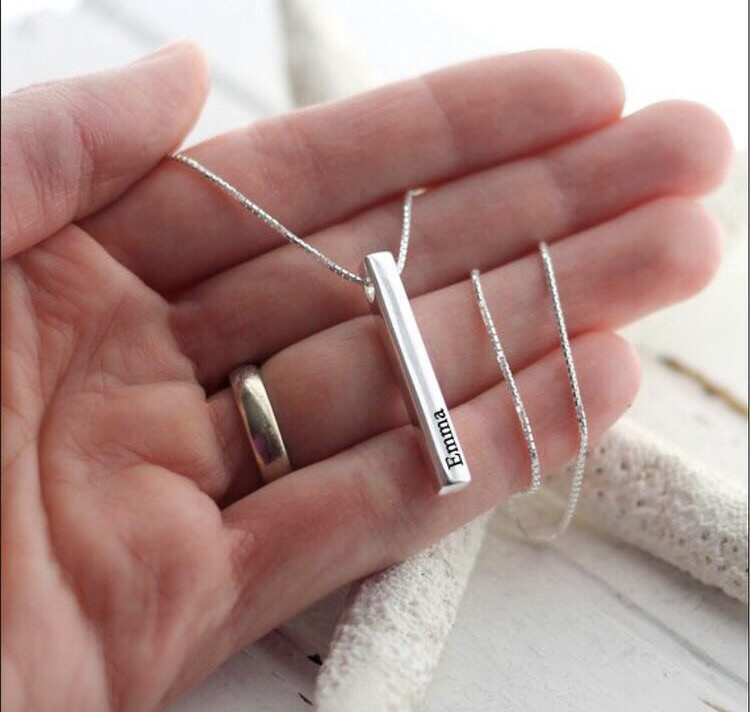 Collar barra en Plata 925