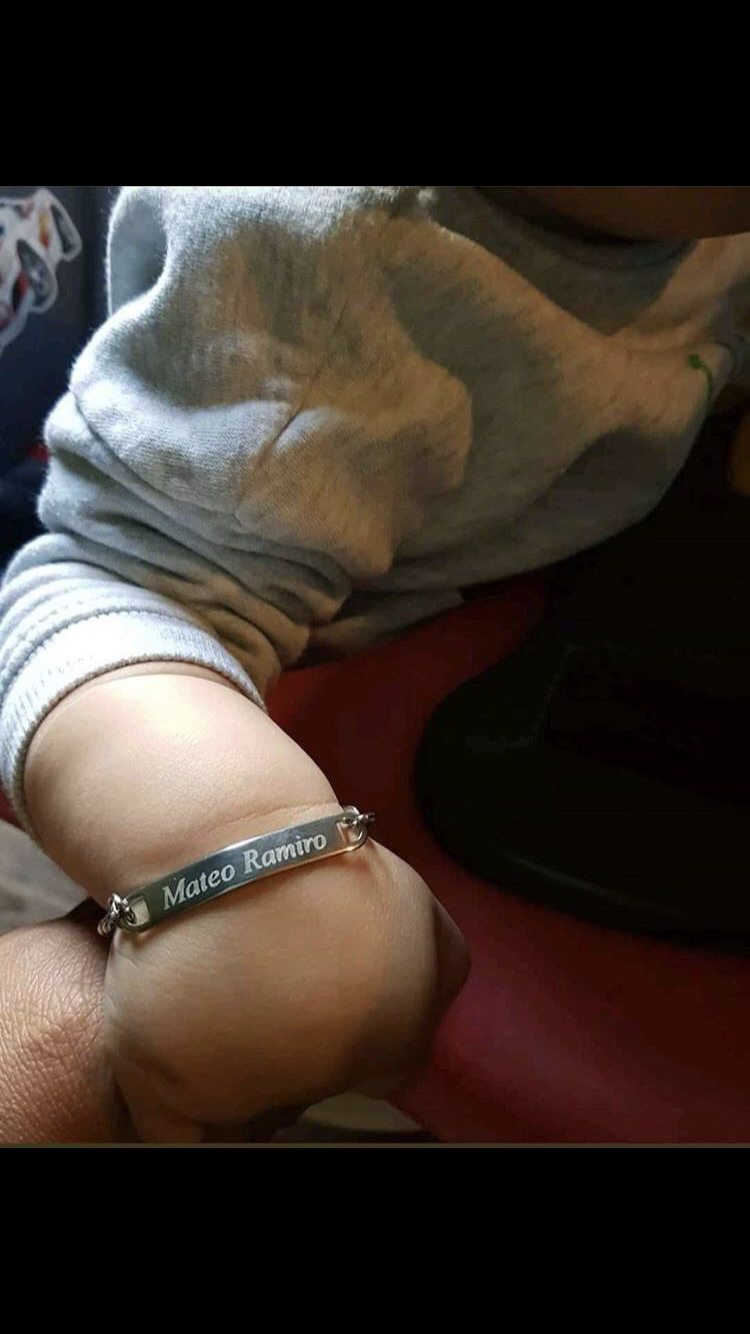 Pulsera personalizada de bebé