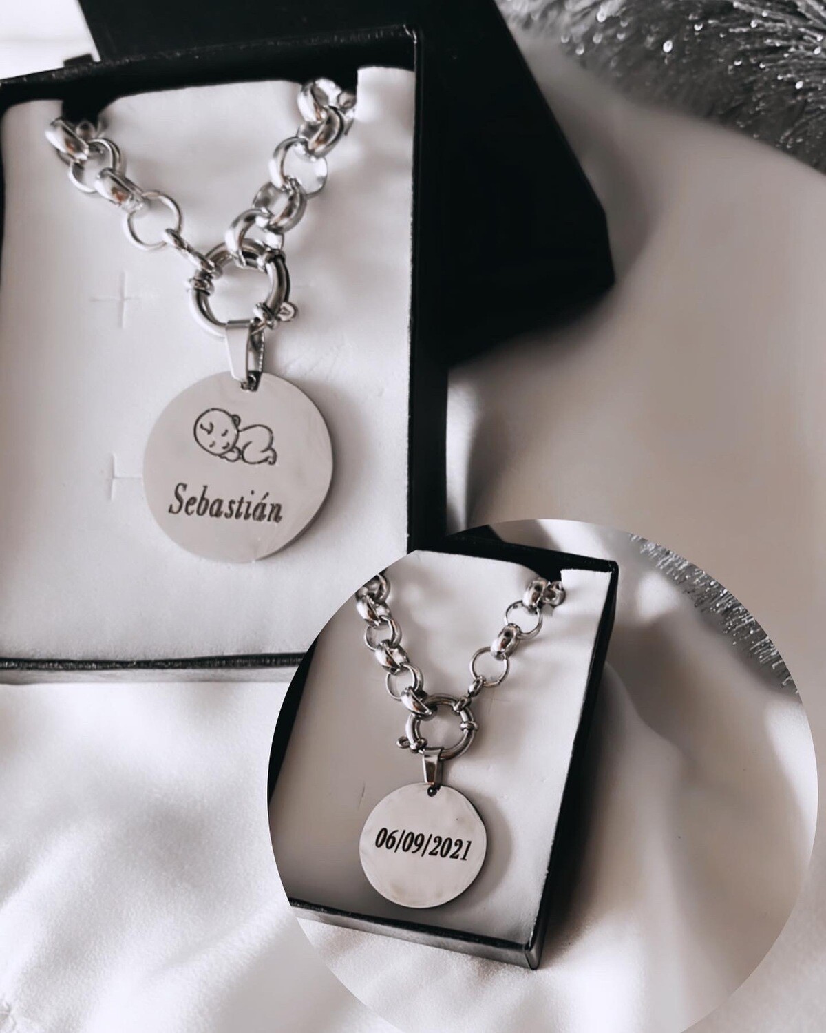 Pulsera Rolo con dije personalizado