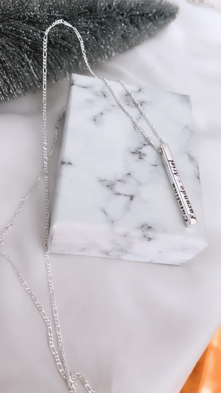 Collar barra Plata 925