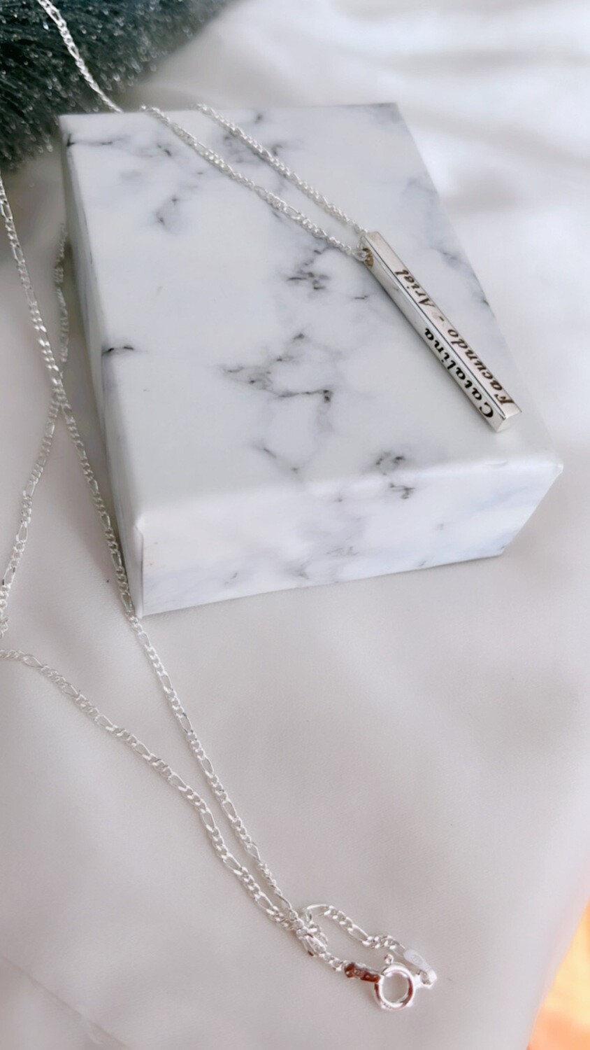 Collar barra Plata 925
