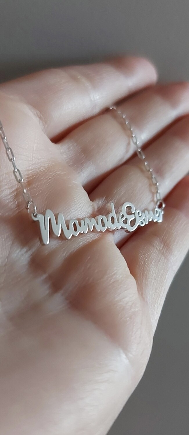 Doble collar nombre