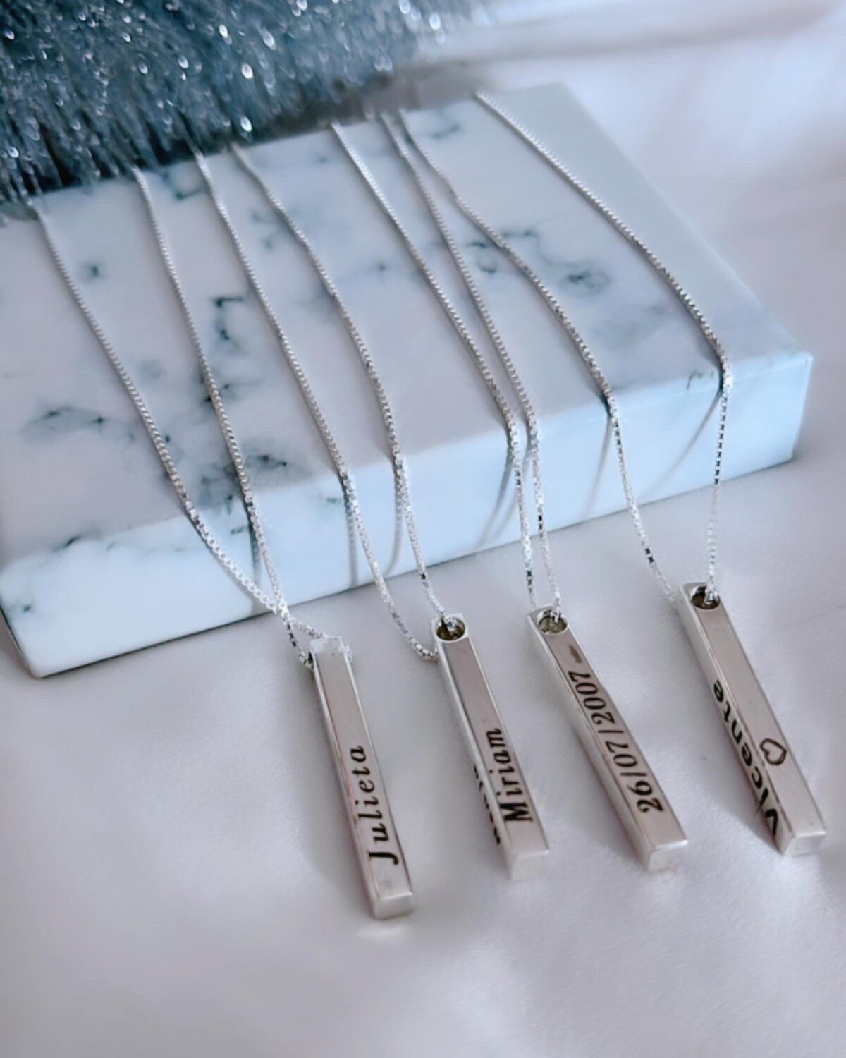 Collar barra en Plata 925