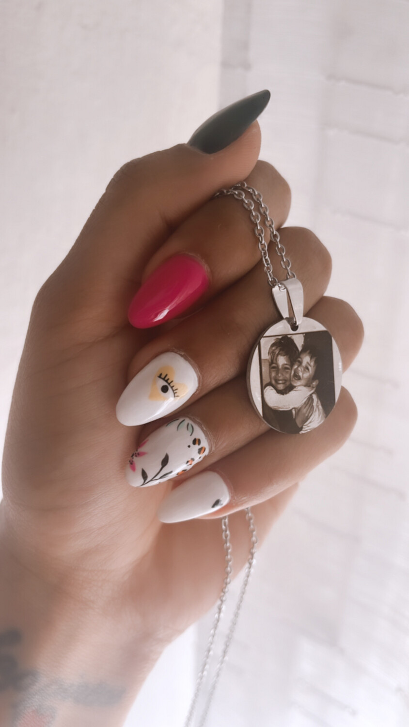 Pulsera rolo con dije e imagen