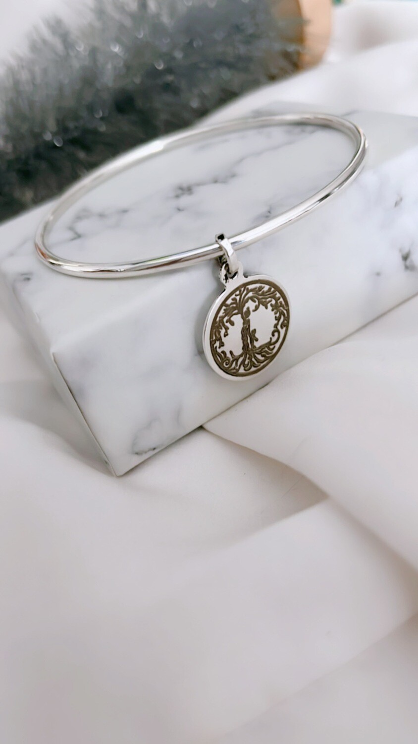 Esclava en Plata 925 con dije