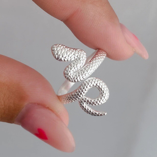 Anillo Snake Cascabel