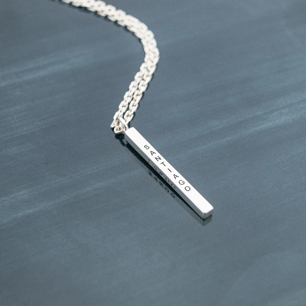Collar barra Plata 925