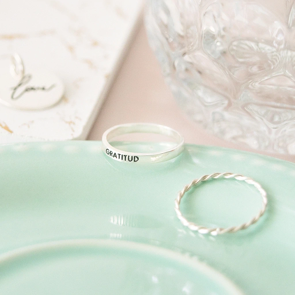 Anillo GRATITUD Plata 950