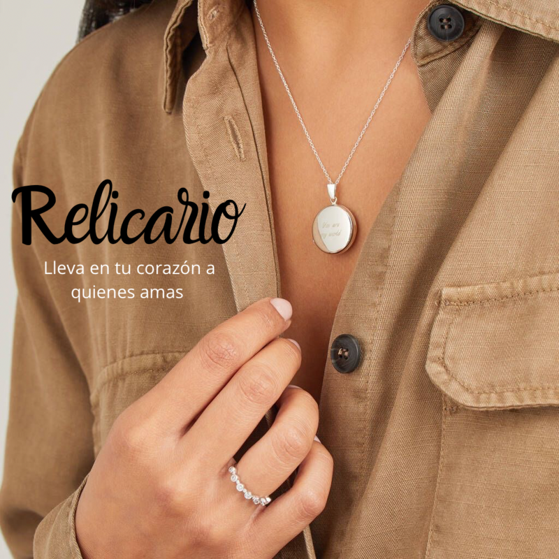 Collar Relicario acero quirúrgico