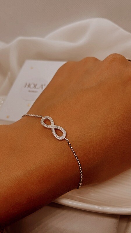 Pulsera infinito con circornia