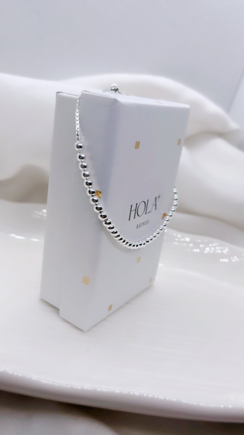 Pulsera corbatín esferitas